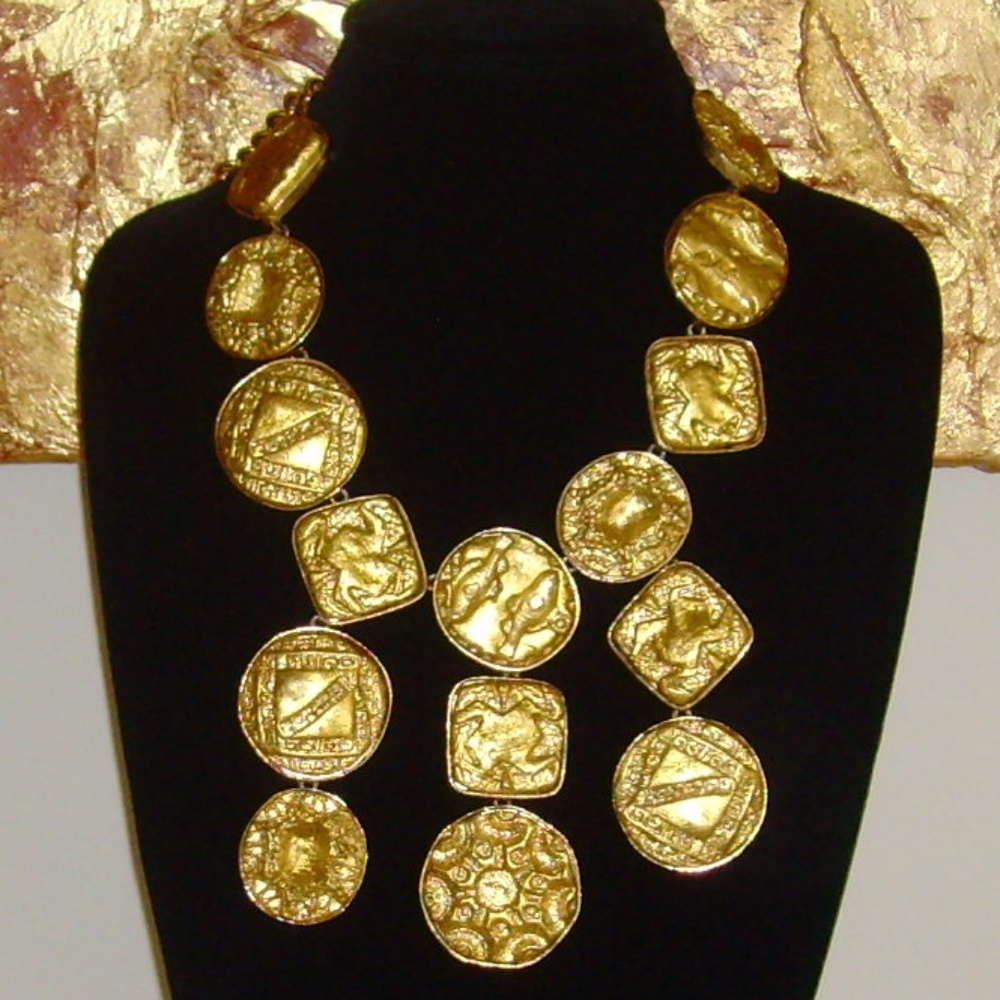 Kenneth J Lane (Kjl) Statement Bib Necklace - image 5